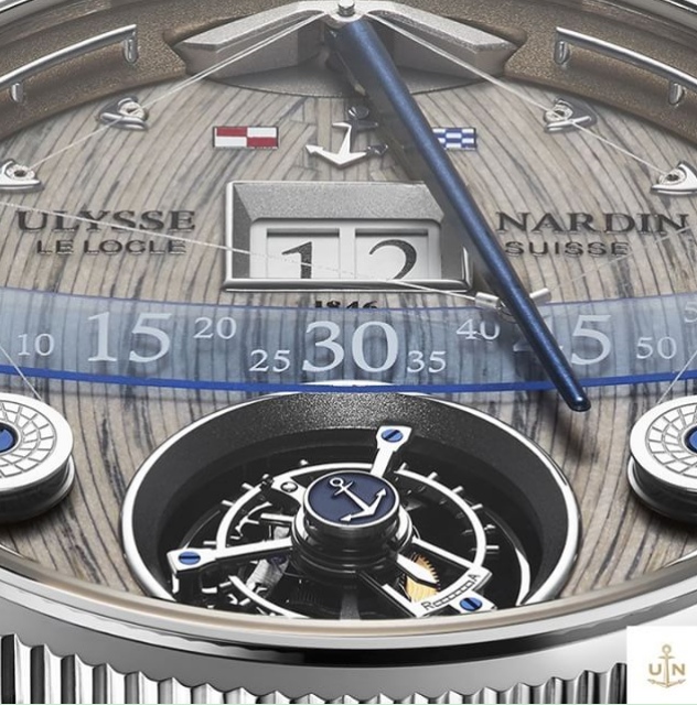 ulysse-nardin-marine-grand-deck-6300-300gd-replica-watches-with-a-blue-second-hand