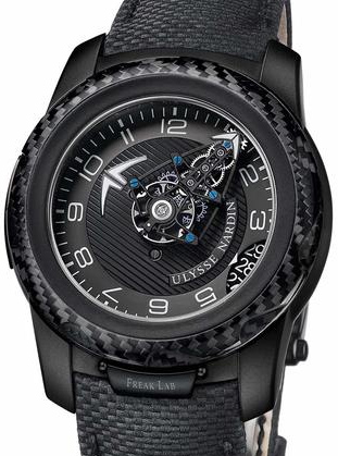 UK Limited Edition All Black Ulysse Nardin Freak 2103-138/CF-BQ Replica Unique Watches Of Good Quality