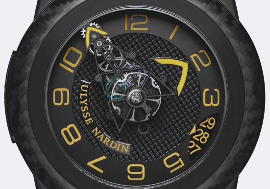 Cool UK Black Dials Ulysse Nardin Freak FreakLab 2103-138/CF-ARTEMIS Fake Watches For Artemis Racing