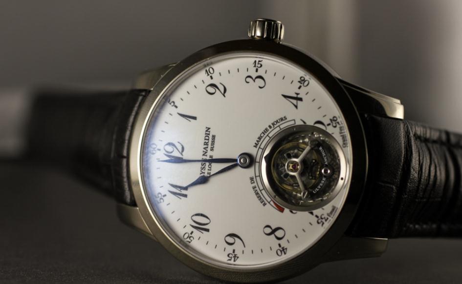 The luxury fake Ulysse Nardin Classic 1780-133 watches are made from 18k white gold.