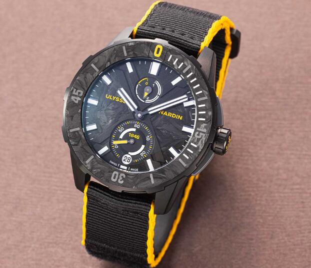 The diving watches of Ulysse Nardin are charming.