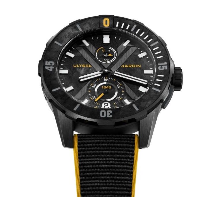 The water resistant copy watch is designed for men.