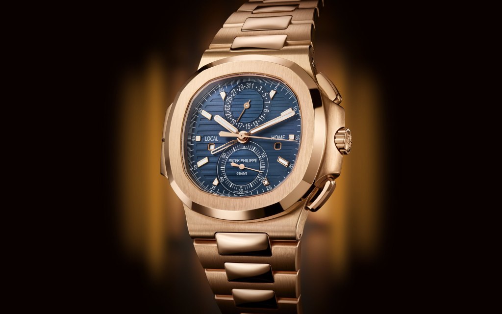 UK Best Quality Replica Patek Philippe Nautilus Travel Time Chronograph 5990/1R