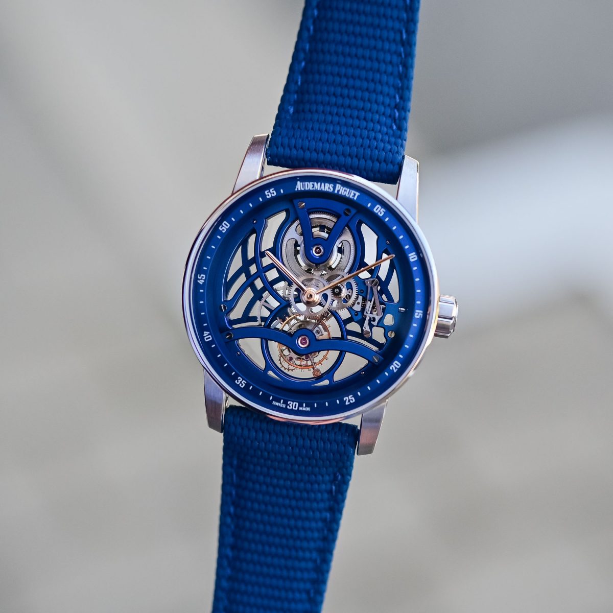 Hands-on The Electric Blue Code 11.59 By UK Swiss Replica Audemars Piguet Tourbillon Openworked