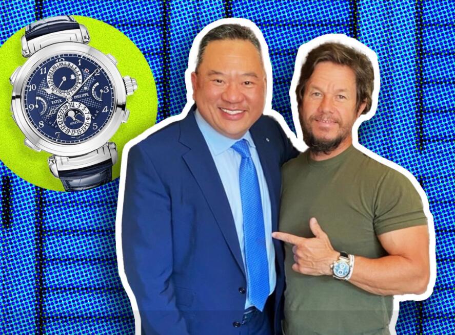 Mark Wahlberg Spotted Wearing The Most Complicated UK 1:1 Fake Patek Philippe Watch Ever Made