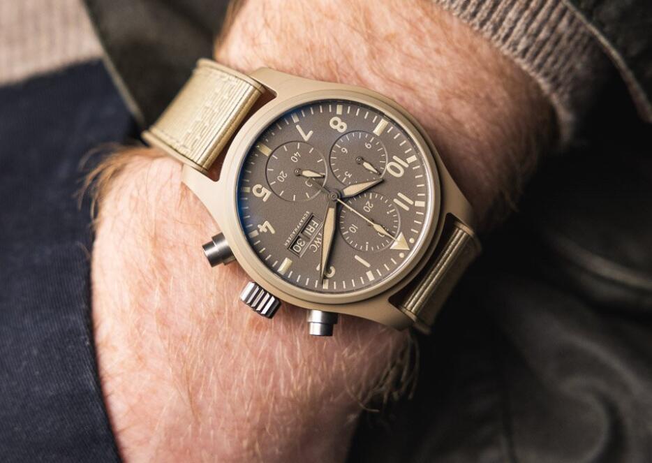 UK Swiss Replica IWC Pilot’s Watch Chronograph 41 Top Gun Mojave Desert: redefining a tool watch